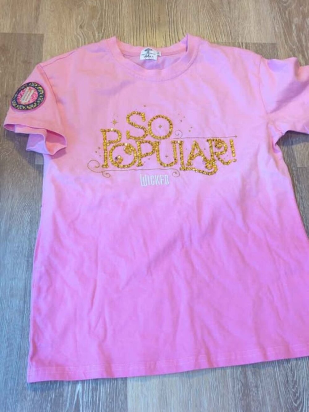 Wicked So Popular Pink T-Shirt Lola and the boys girls size 14